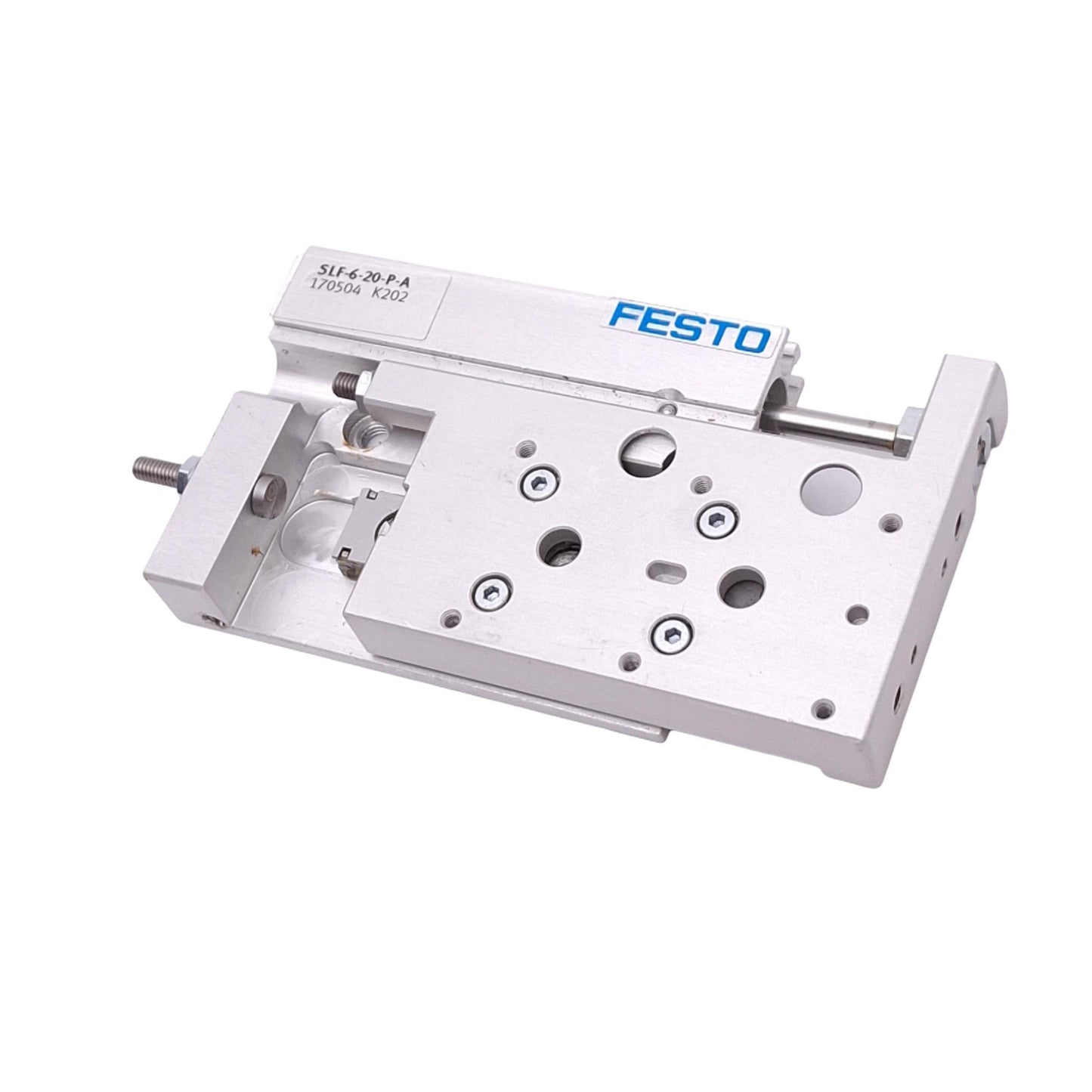 New Festo SLF-6-20-P-A Mini Slide Pneumatic Actuator, 6mm Bore, 20mm Stroke, 145psi