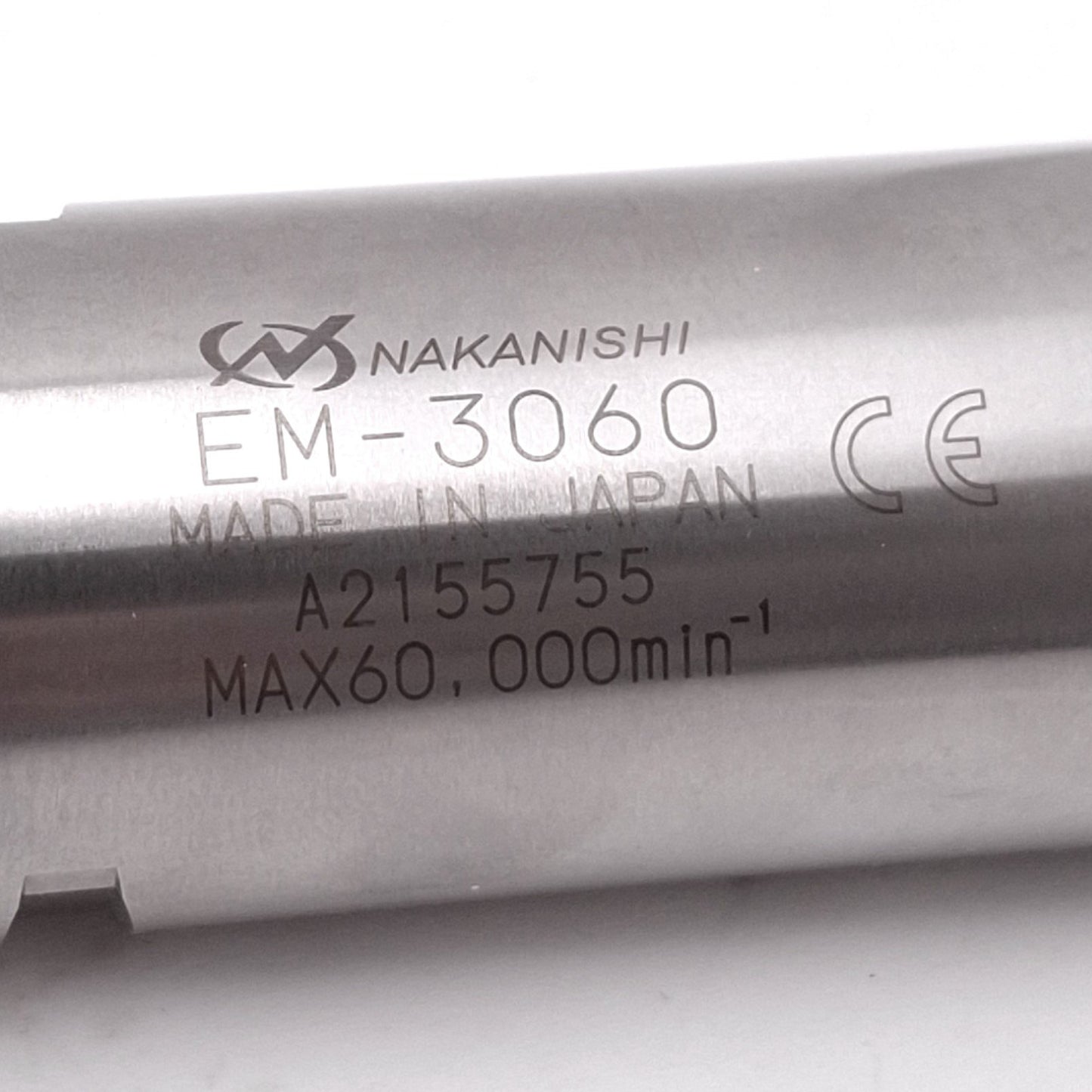 Used Nakanishi NR-3060S/EM-3060 Rotary Milling Tool, 60000rpm, 30mm Spindle, 350W