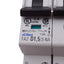 Used Eaton FAZ-D1,5/3-NA Circuit Breaker, 3-Pole 1.5A, 480Y/277VAC Max, DIN Rail