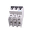 Used Eaton FAZ-D1,5/3-NA Circuit Breaker, 3-Pole 1.5A, 480Y/277VAC Max, DIN Rail