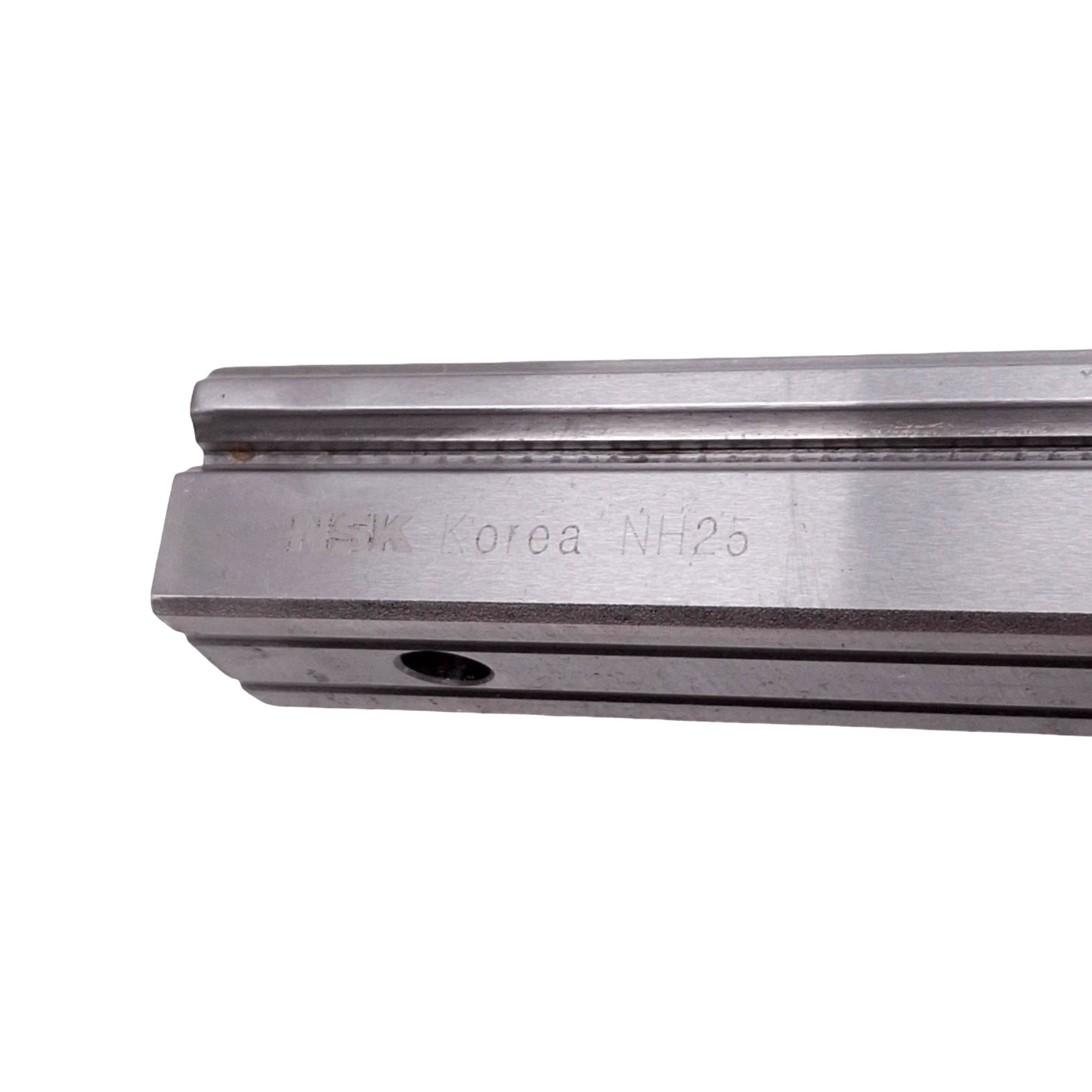Used NSK NH25 Linear Motion Guide Rail, 23mm x 760mm Rail, 60mm Pitch, 34.5kN Max