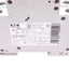 Used Eaton FAZ-D1/2-NA Circuit Breaker, 2-Pole 1A, 480Y/277VAC Max, DIN Rail