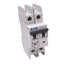 Used Eaton FAZ-D1/2-NA Circuit Breaker, 2-Pole 1A, 480Y/277VAC Max, DIN Rail