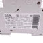 Used Eaton FAZ-C20/2-NA Circuit Breaker, 2-Pole 20A, 480Y/277VAC Max, DIN Rail
