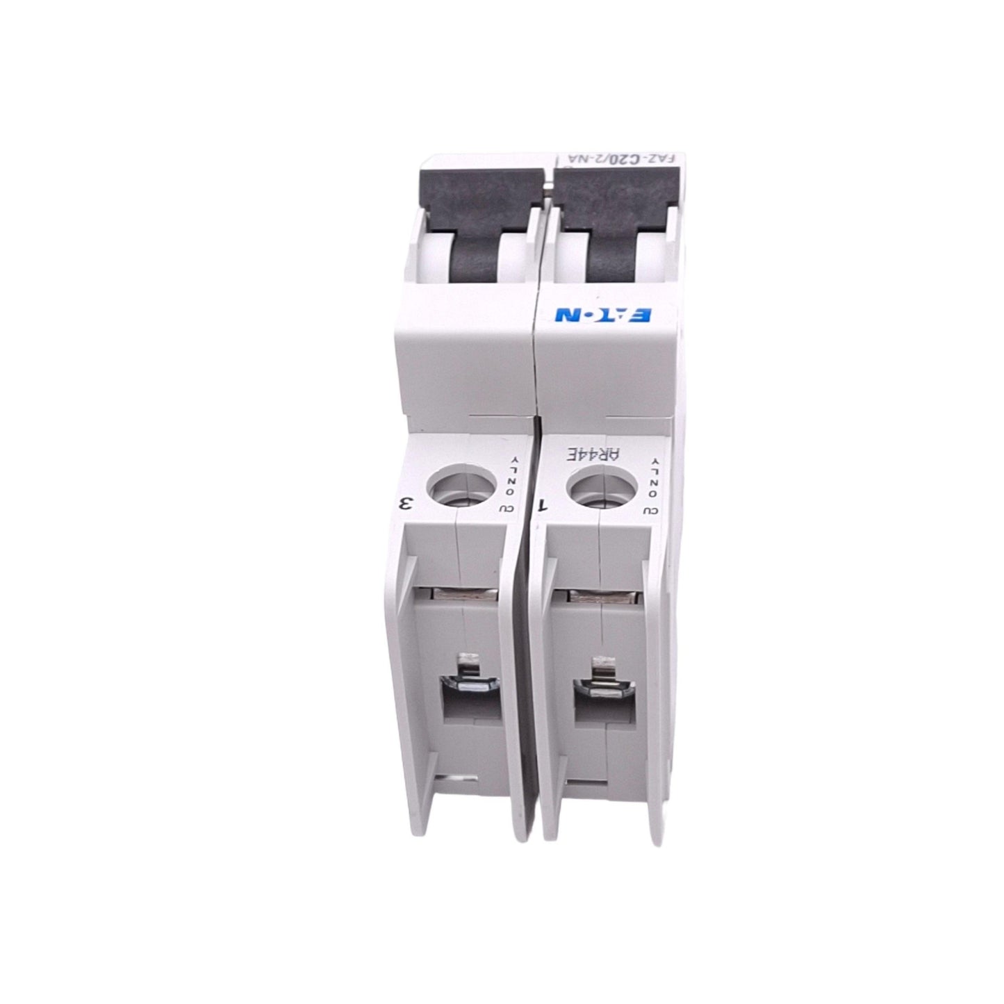 Used Eaton FAZ-C20/2-NA Circuit Breaker, 2-Pole 20A, 480Y/277VAC Max, DIN Rail