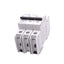 Used Eaton FAZ-C25/3-NA Circuit Breaker, 3-Pole 25A, 480Y/277VAC Max, DIN Rail