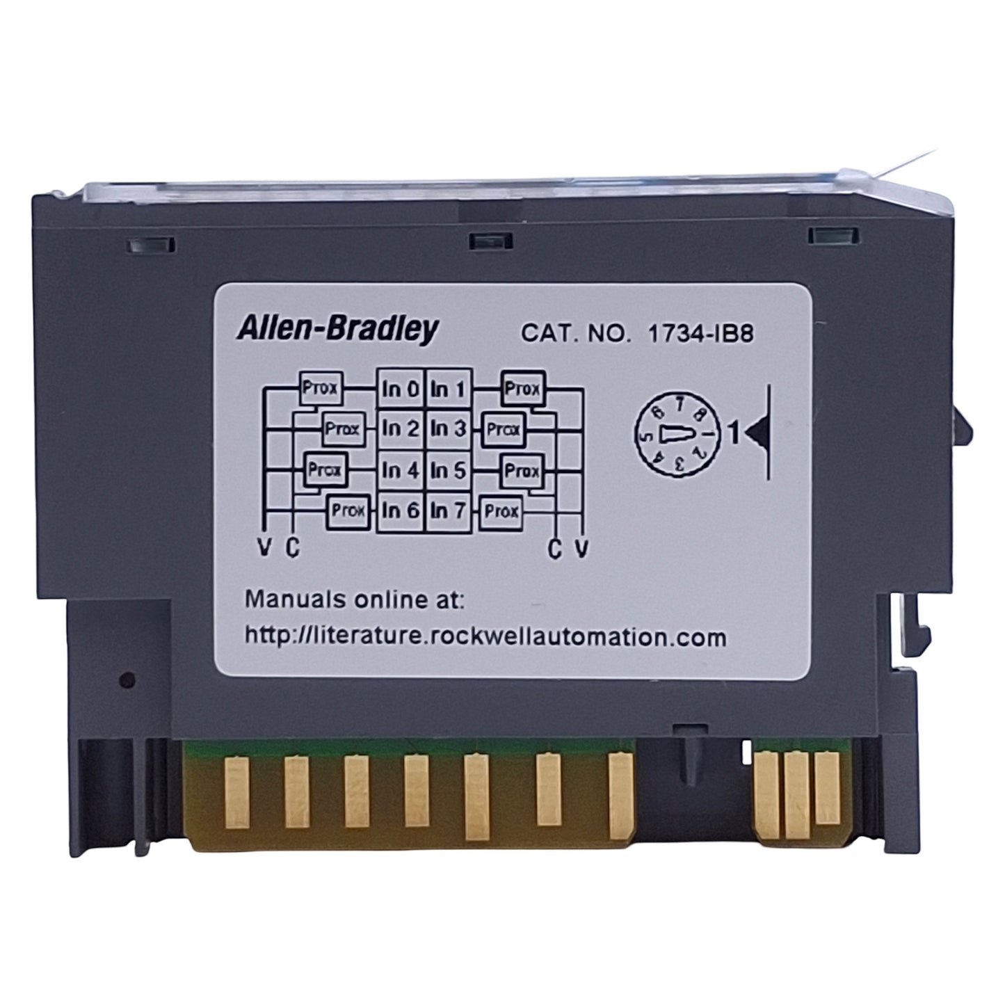 Used Allen Bradley 1734-IB8 Ser C POINT I/O Digital Input Module, 8-Point, 24VDC Sink