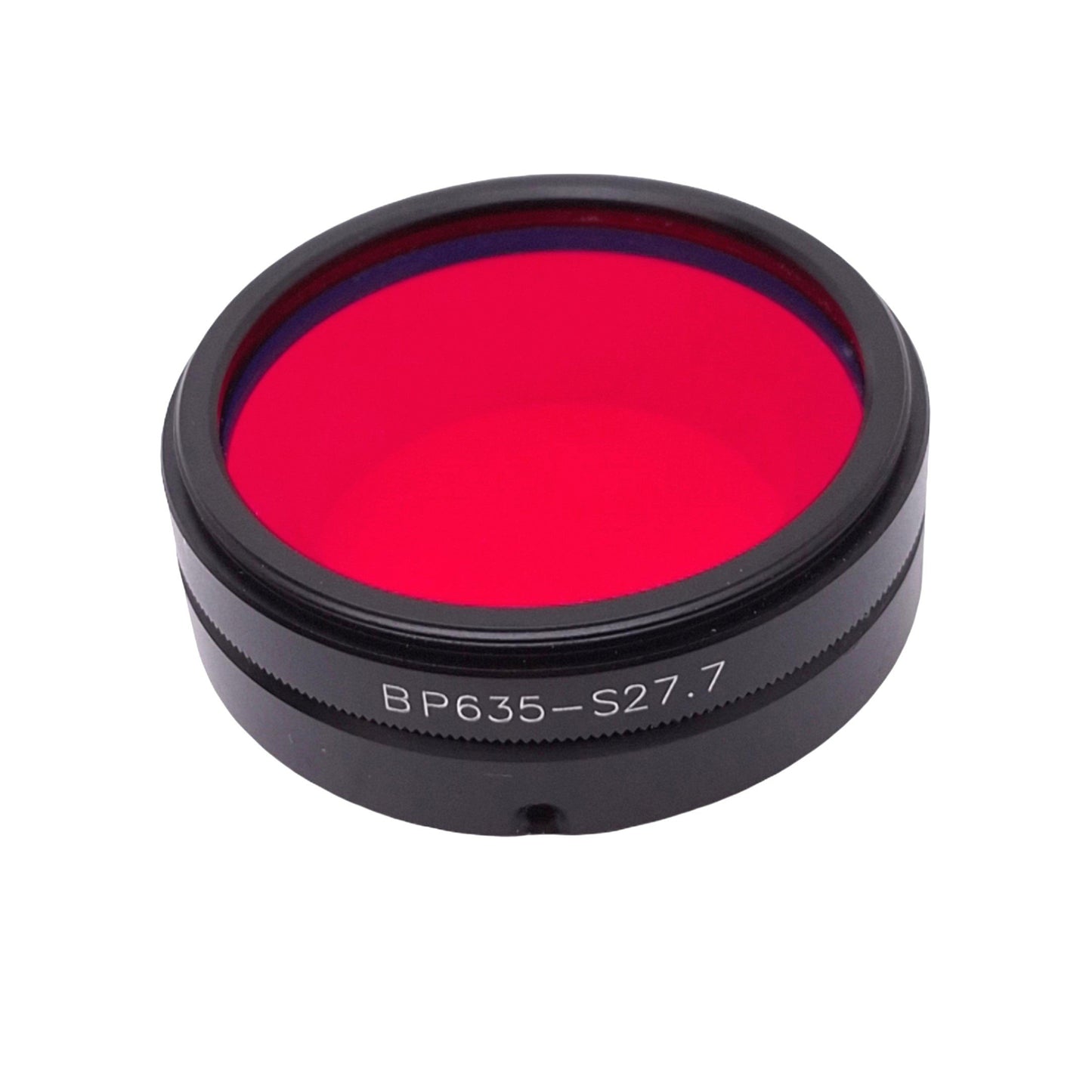 Used Midwest Optical BP635-S27.7 Light Red Bandpass Filter, 615-645nm, 27.7mm