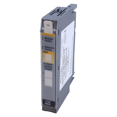 Used Allen Bradley 1734-OE2C Ser. C Analog Output Module, 2x 0/4-20mA Channels, 24VDC