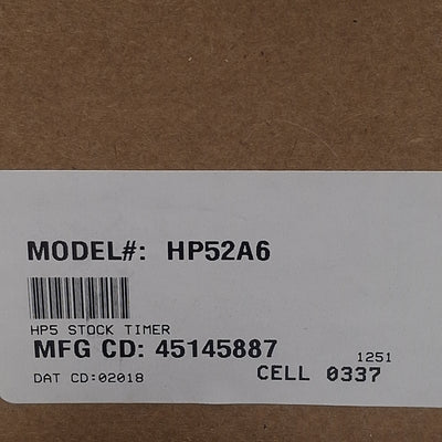 New Eagle Signal HP52A6 CYCL-FLEX Reset Timer, SPDT, 0-150sec Range, 10A 120VAC