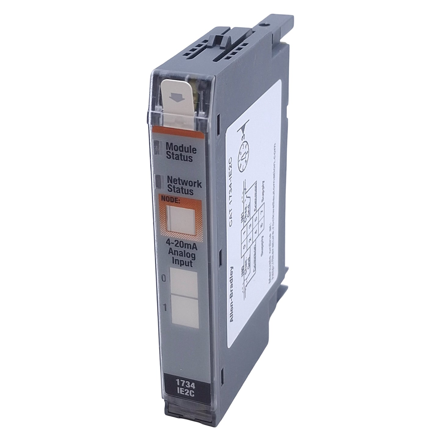 Used Allen Bradley 1734-IE2C POINT I/O Analog Input Module, 2-Input 4-20mA, 24VDC