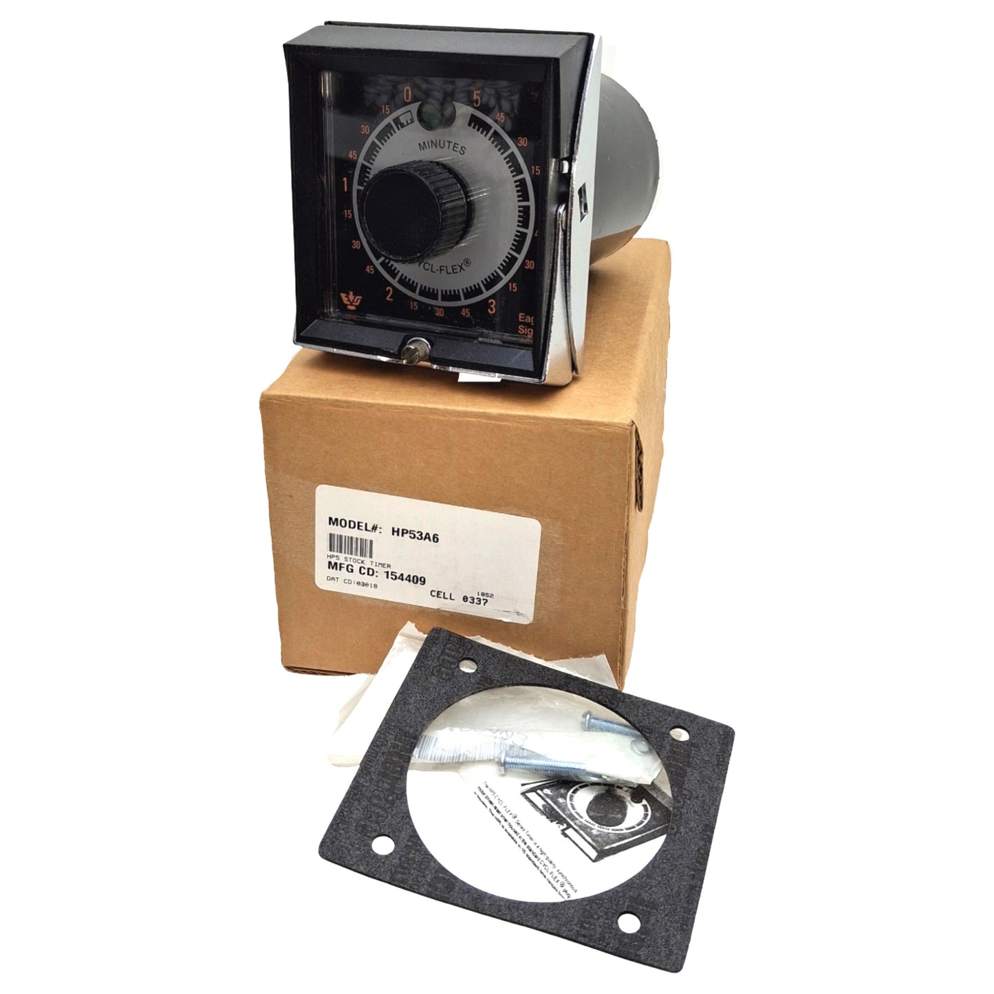 New Eagle Signal HP53A6 CYCL-FLEX Reset Timer, SPDT, 0-5min Range, 10A 120VAC