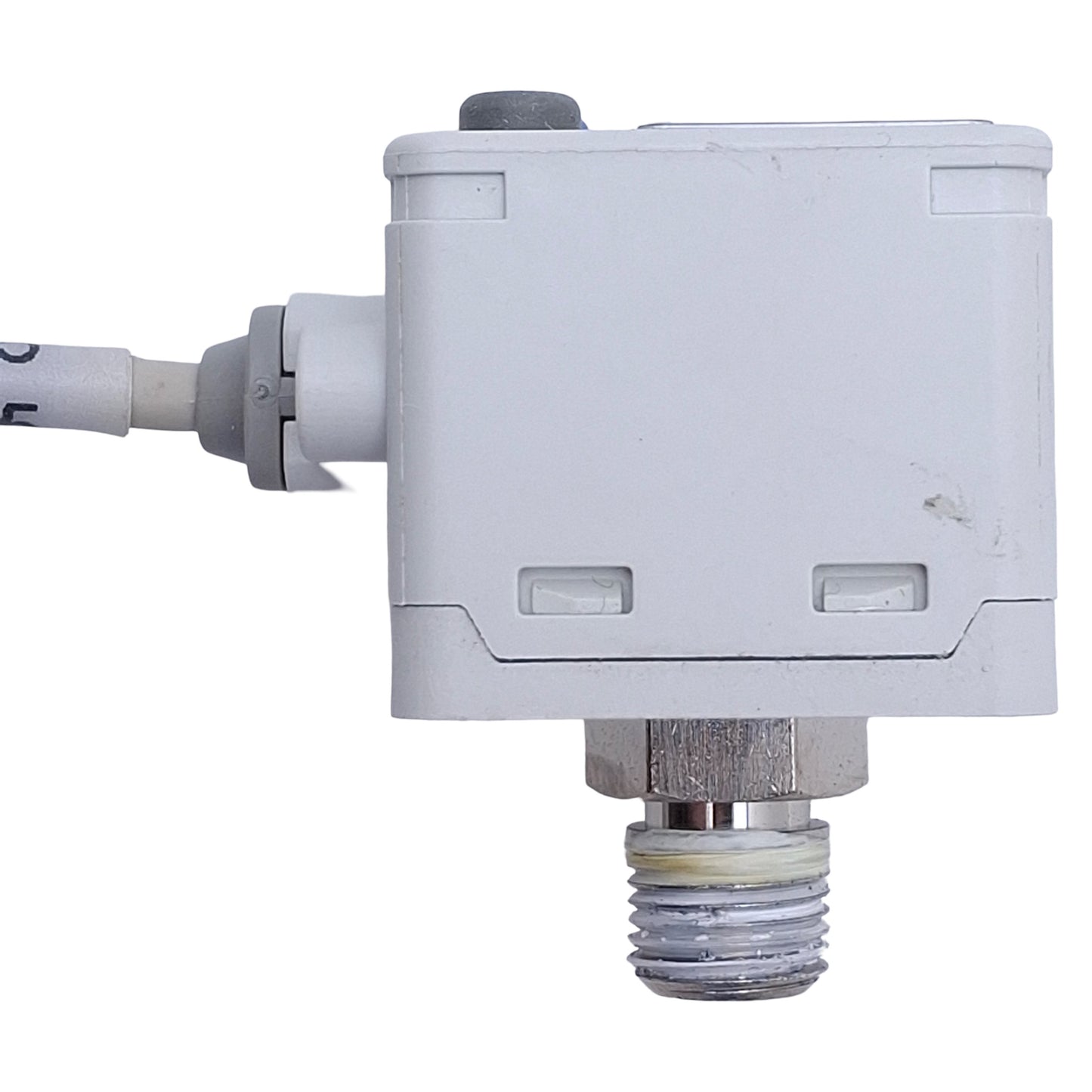 Used SMC ISE40A-01-V Digital Pressure Switch, -0.1 to 1.0MPa, PNP, 1/8"NPT, 12-24VDC