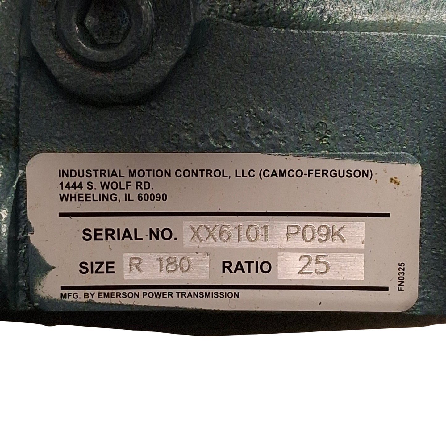 Used Camco 601RDM6H24-270 Rotary Index Drive, 25:1, 6-Stops, 270° Period, ø6.5in