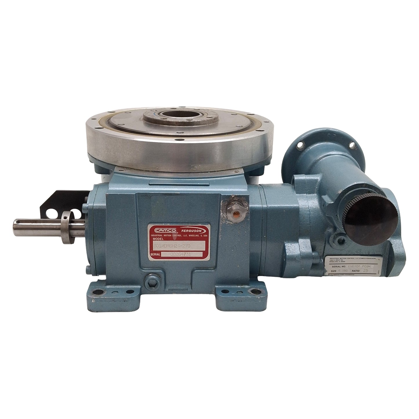 Used Camco 601RDM6H24-270 Rotary Index Drive, 25:1, 6-Stops, 270° Period, ø6.5in