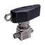 Used Swagelok SS-43GS4-LL 1-Piece Ball Valve w/ Latch Lock, 1/4in Tube, *No Nuts*