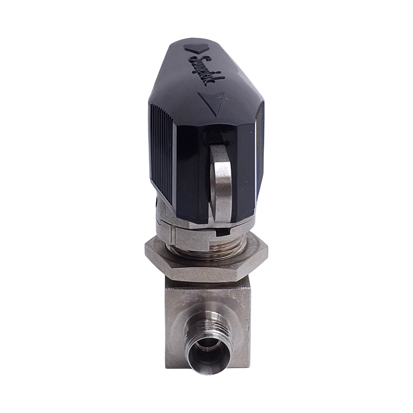 Used Swagelok SS-43GS4-LL 1-Piece Ball Valve w/ Latch Lock, 1/4in Tube, *No Nuts*