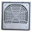 Used Hoffman Pentair HG0500404 Exhaust/Vent Grille 5" x 5", IP54, RAL 7035 Light Gray