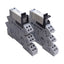 Used Lot of 2 Allen Bradley 700-HLT22Z24 Terminal Block Control Relays, 24VDC Coil