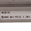 Used SMC MSQB1AE Pneumatic Rotary Table, ø6mm Bore, 190° Rotation, 0.1-0.7MPa, M3x0.5