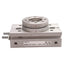 Used SMC MSQB1AE Pneumatic Rotary Table, ø6mm Bore, 190° Rotation, 0.1-0.7MPa, M3x0.5