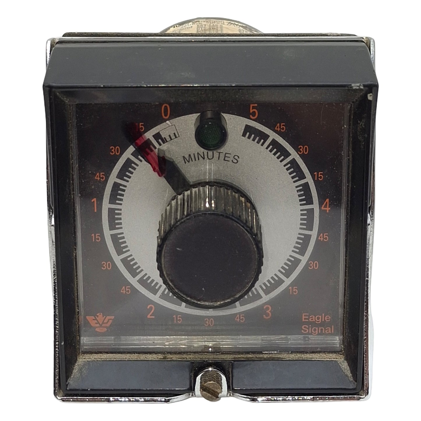 Used Eagle Signal HP53A6 CYCL-FLEX Reset Timer, 0-5min Range, SPDT, 120VAC 10A