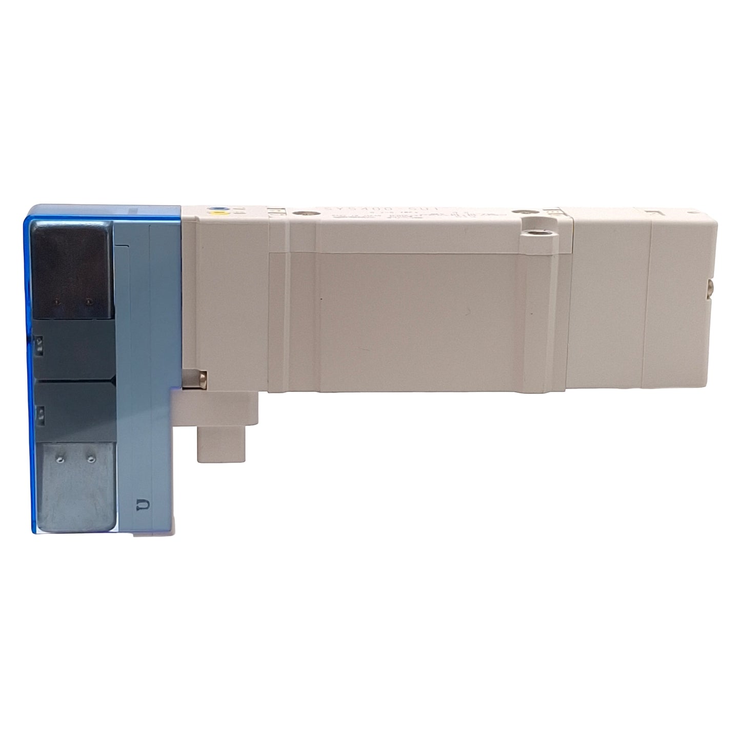Used SMC SY5400-5U1 Solenoid Valve, 3-Position Exhaust Center, 0.2-0.7MPa, 24VDC Coil