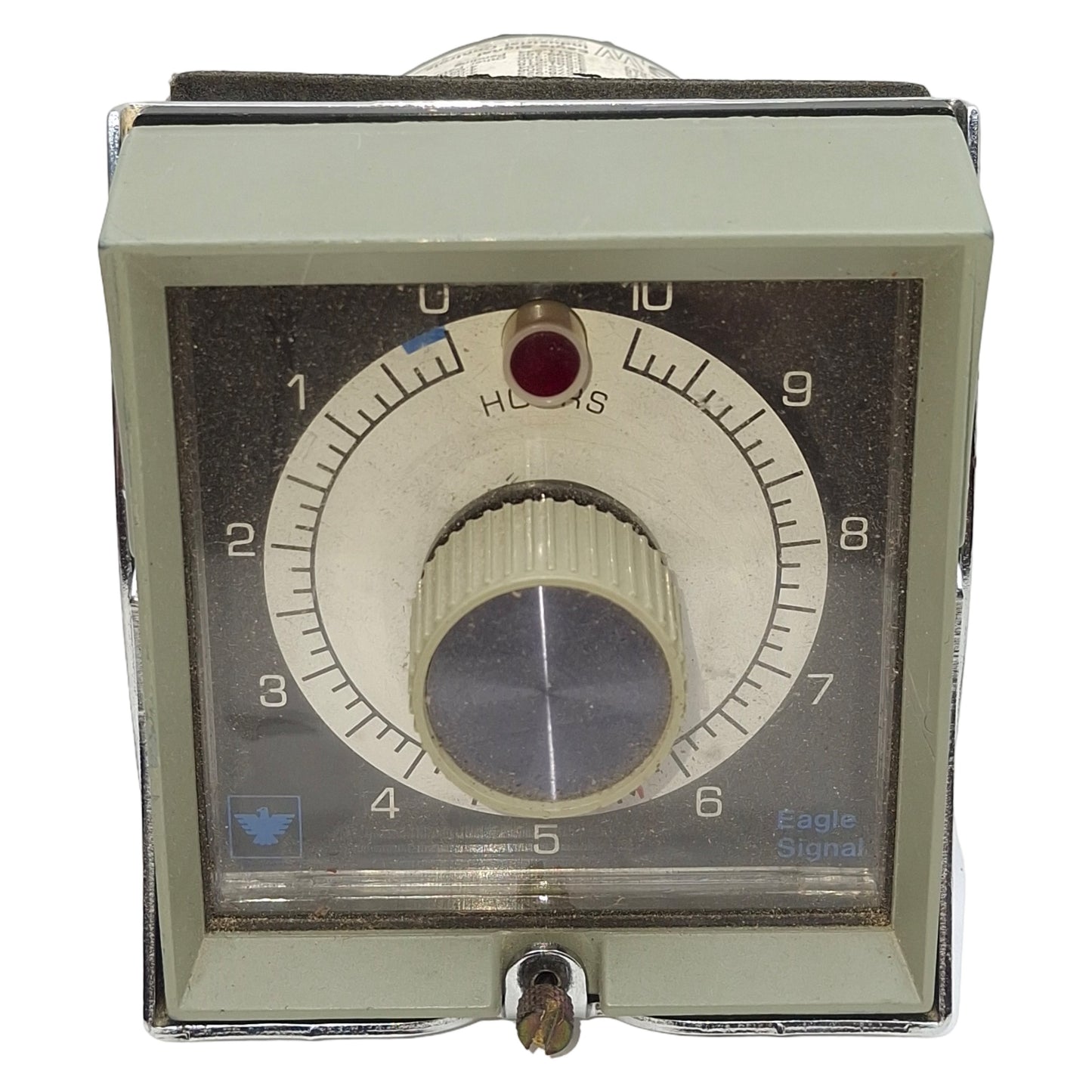 Used Eagle Signal HP59A6 CYCL-FLEX Reset Timer, SPDT, 0-10hr Range, 10A 120VAC