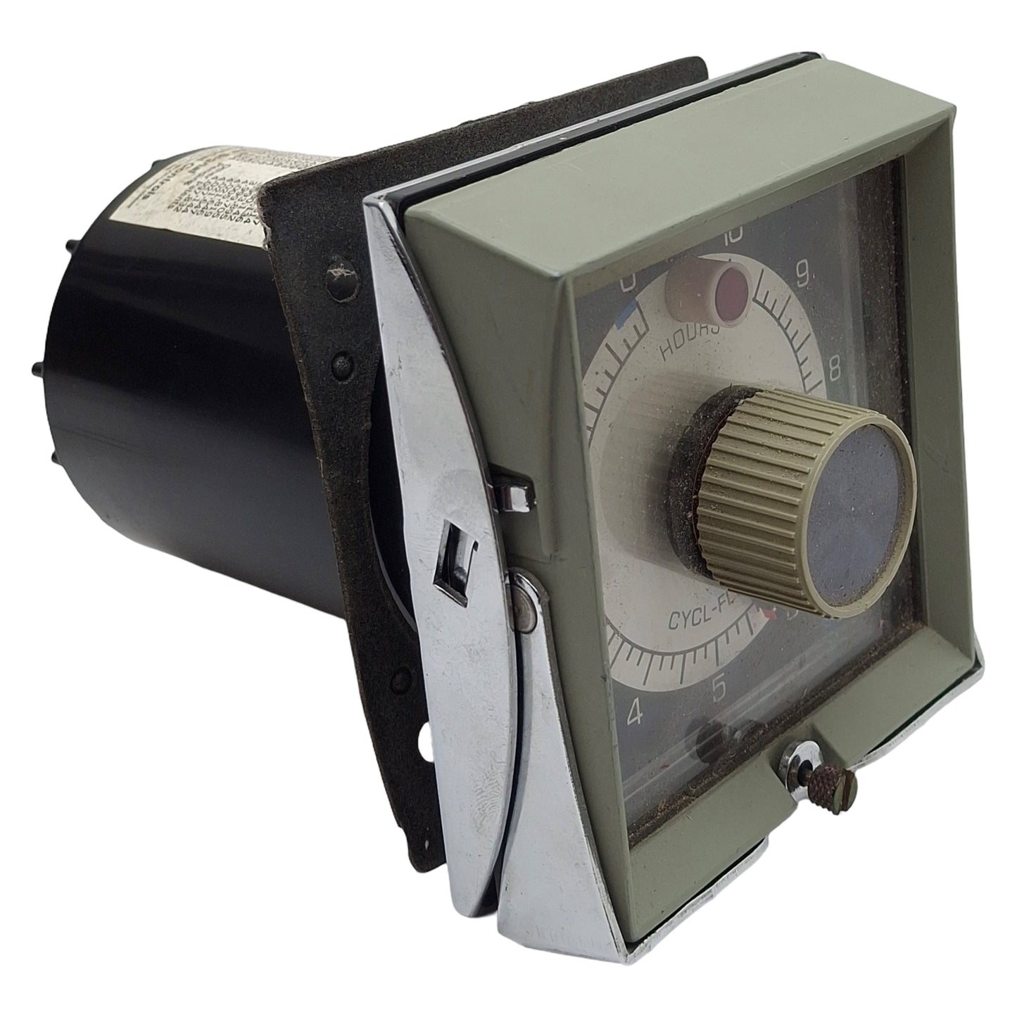 Used Eagle Signal HP59A6 CYCL-FLEX Reset Timer, SPDT, 0-10hr Range, 10A 120VAC