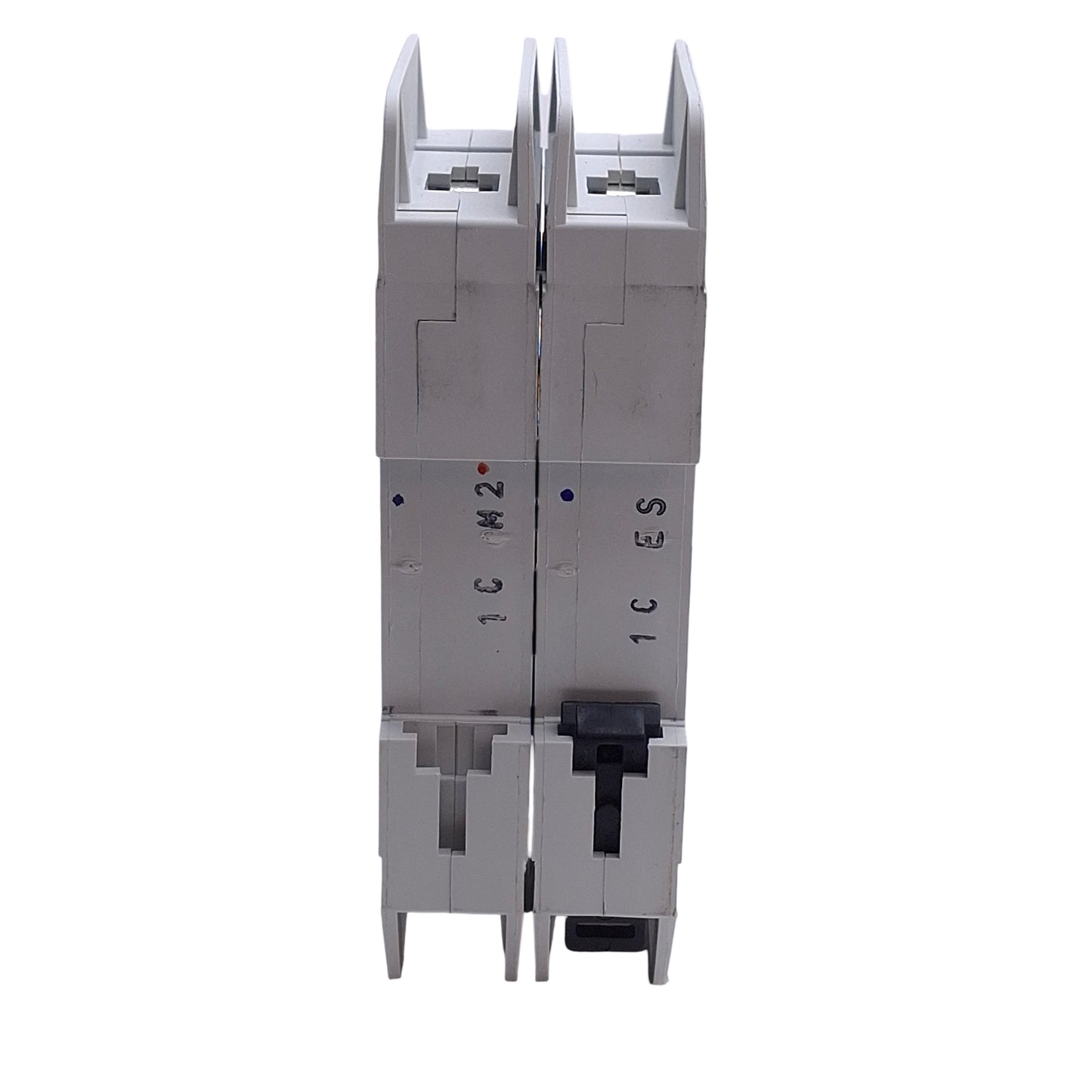 Used Eaton FAZ-C1/2-NA Circuit Breaker, 2-Pole 1A, 480Y/277VAC 48VDC, DIN Rail