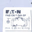 Used Eaton FAZ-C8/1-NA-SP Circuit Breaker 1 Pole, 277v AC 48v DC 8A, 10kA, DIN