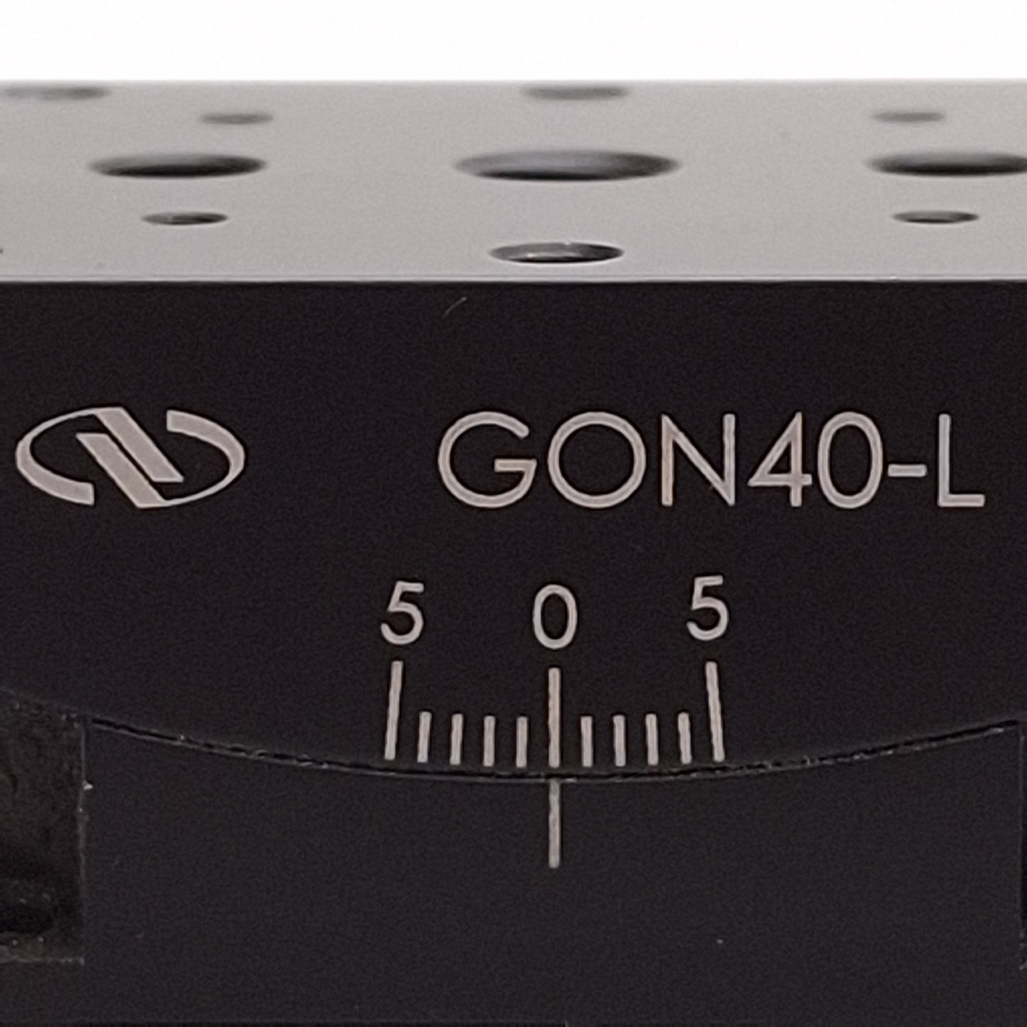 Used Newport GON40-L Lower Goniometric Stage, ±5° Range, 40mm x 40mm, 22N Load