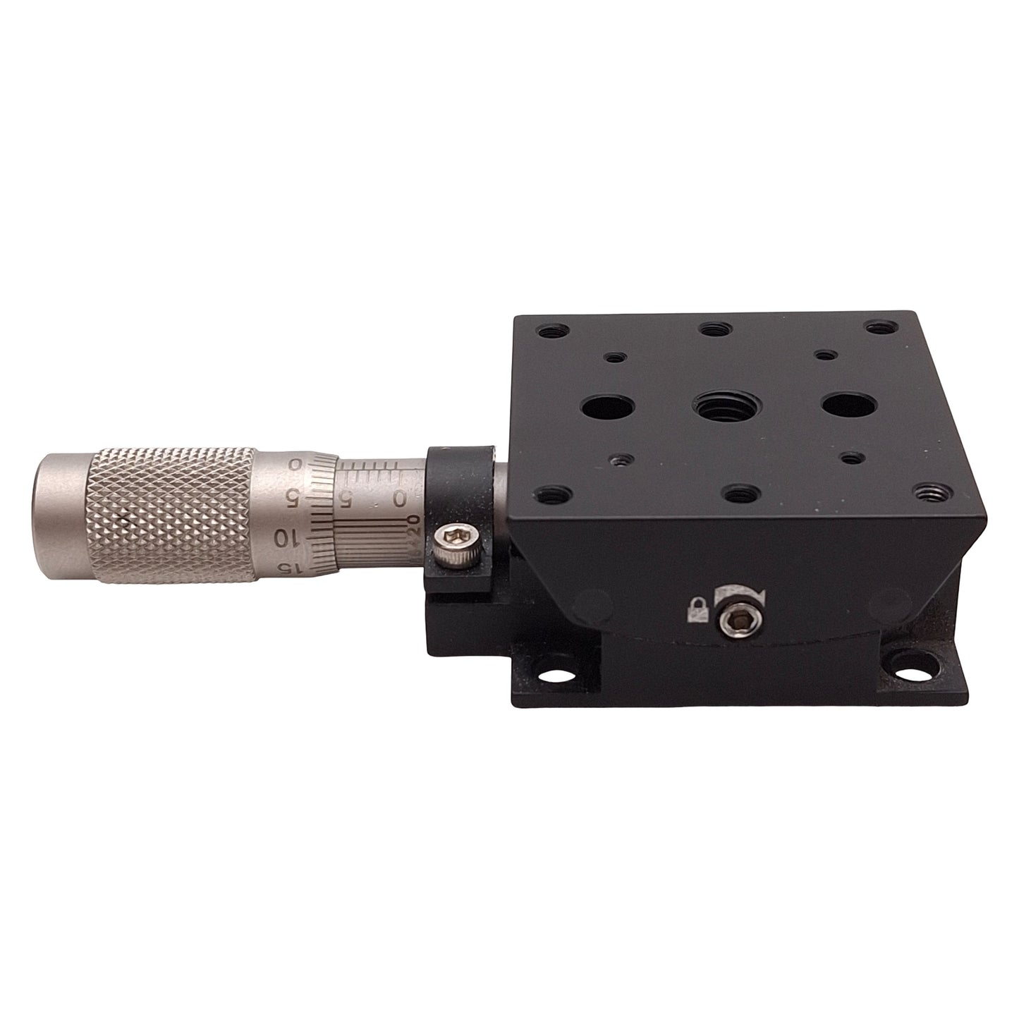 Used Newport GON40-L Lower Goniometric Stage, ±5° Range, 40mm x 40mm, 22N Load