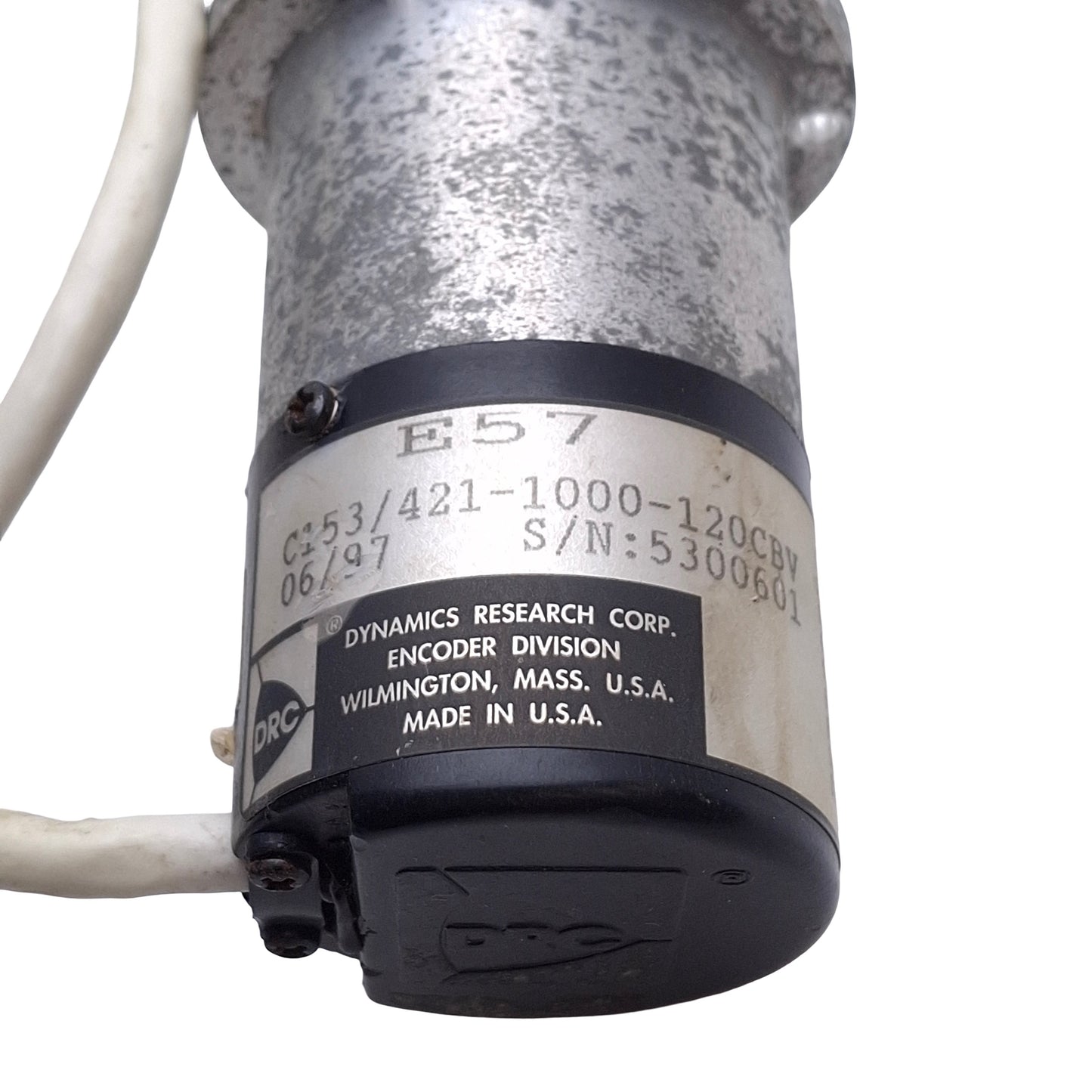Used Dynamics Research Corp C153/421-1000-120CBV Encoder ø0.250in Shaft 5VDC 1000ppr