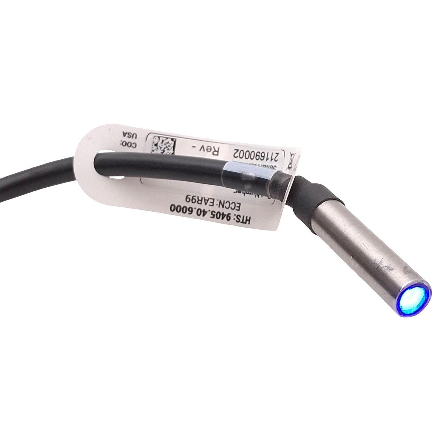 Used Advanced Illumination SL4301S-4705 LED Spot Light, Blue 470nm, M8 3-Pin, 5VDC