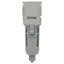 Used CKD M2000-8-W-S Oil Mist Filter, 0.1-1MPa, Rc1/4, 0.3µm Filtration, 25cm³ Drain