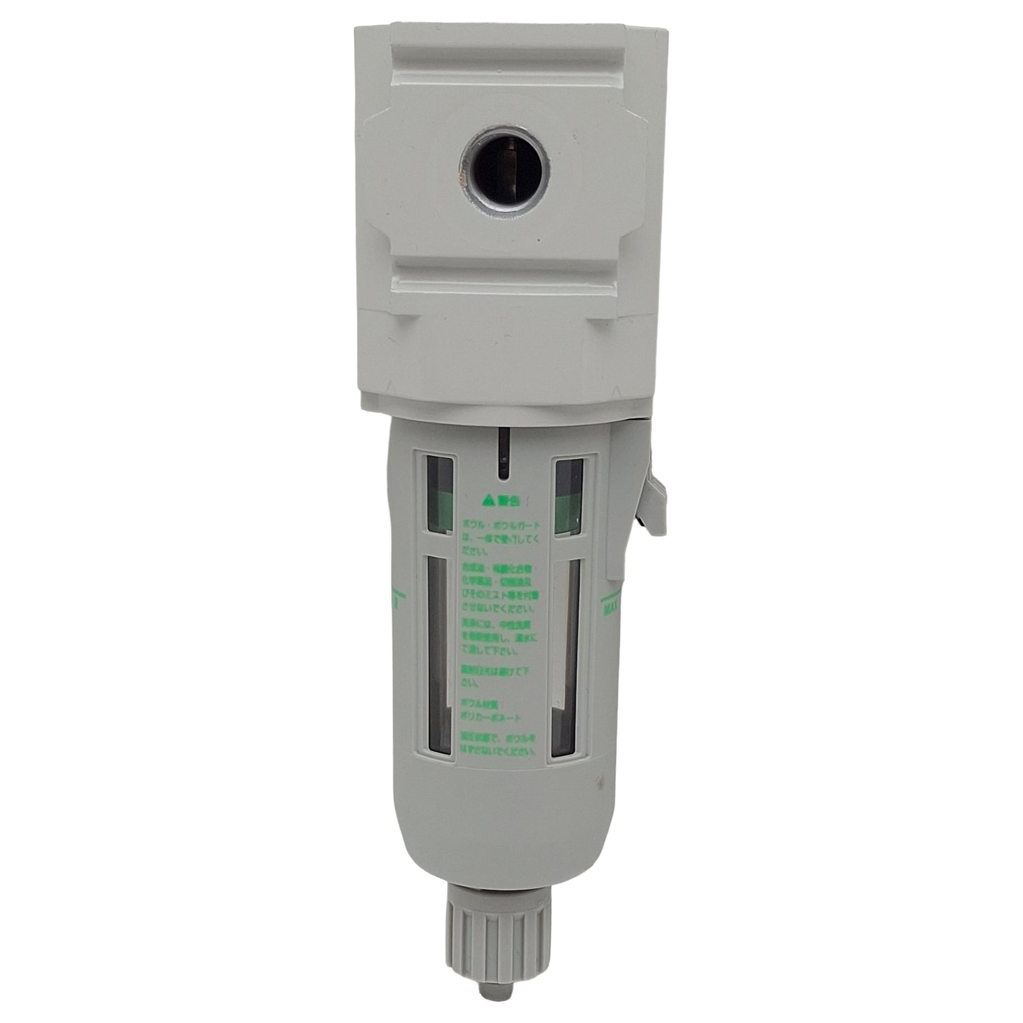 Used CKD M2000-8-W-S Oil Mist Filter, 0.1-1MPa, Rc1/4, 0.3µm Filtration, 25cm³ Drain