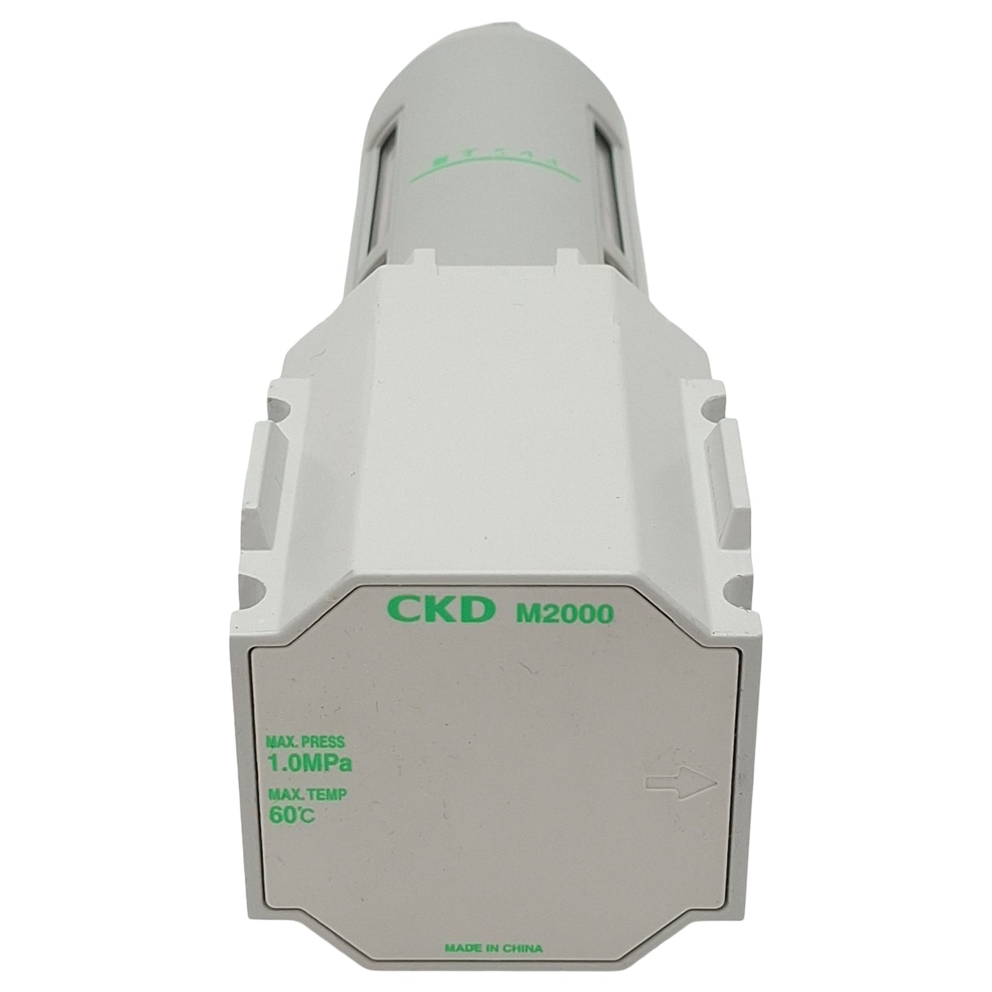 Used CKD M2000-8-W-S Oil Mist Filter, 0.1-1MPa, Rc1/4, 0.3µm Filtration, 25cm³ Drain