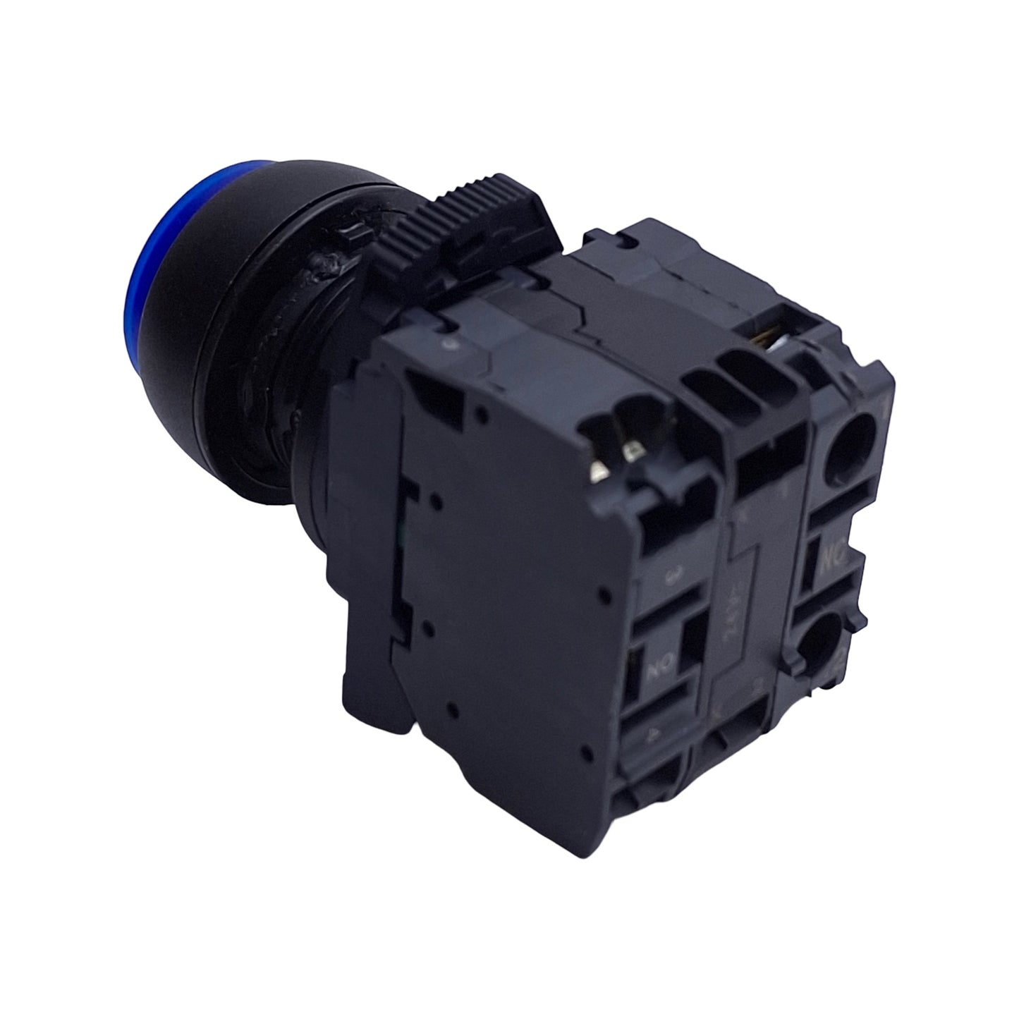 Used Allen Bradley 800FP-LE6 Illuminated Blue Pushbutton, w/ 1NO & 1NC Contact, 22mm