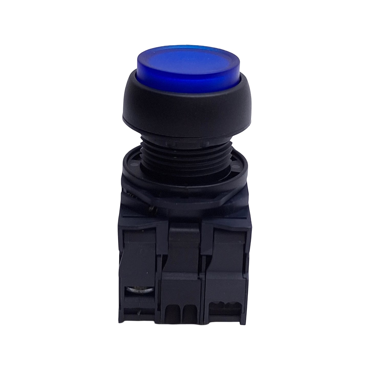 Used Allen Bradley 800FP-LE6 Illuminated Blue Pushbutton, w/ 1NO & 1NC Contact, 22mm
