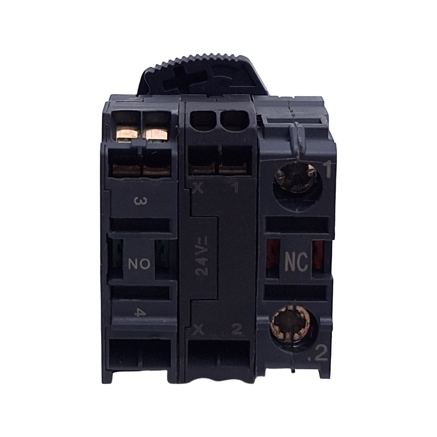 Used Allen Bradley 800FP-LE6 Illuminated Blue Pushbutton, w/ 1NO & 1NC Contact, 22mm