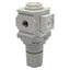 Used CKD R2000-8-W Pneumatic Regulator, 0.05-0.85MPa Set, 1.0MPa Max, Rc1/4