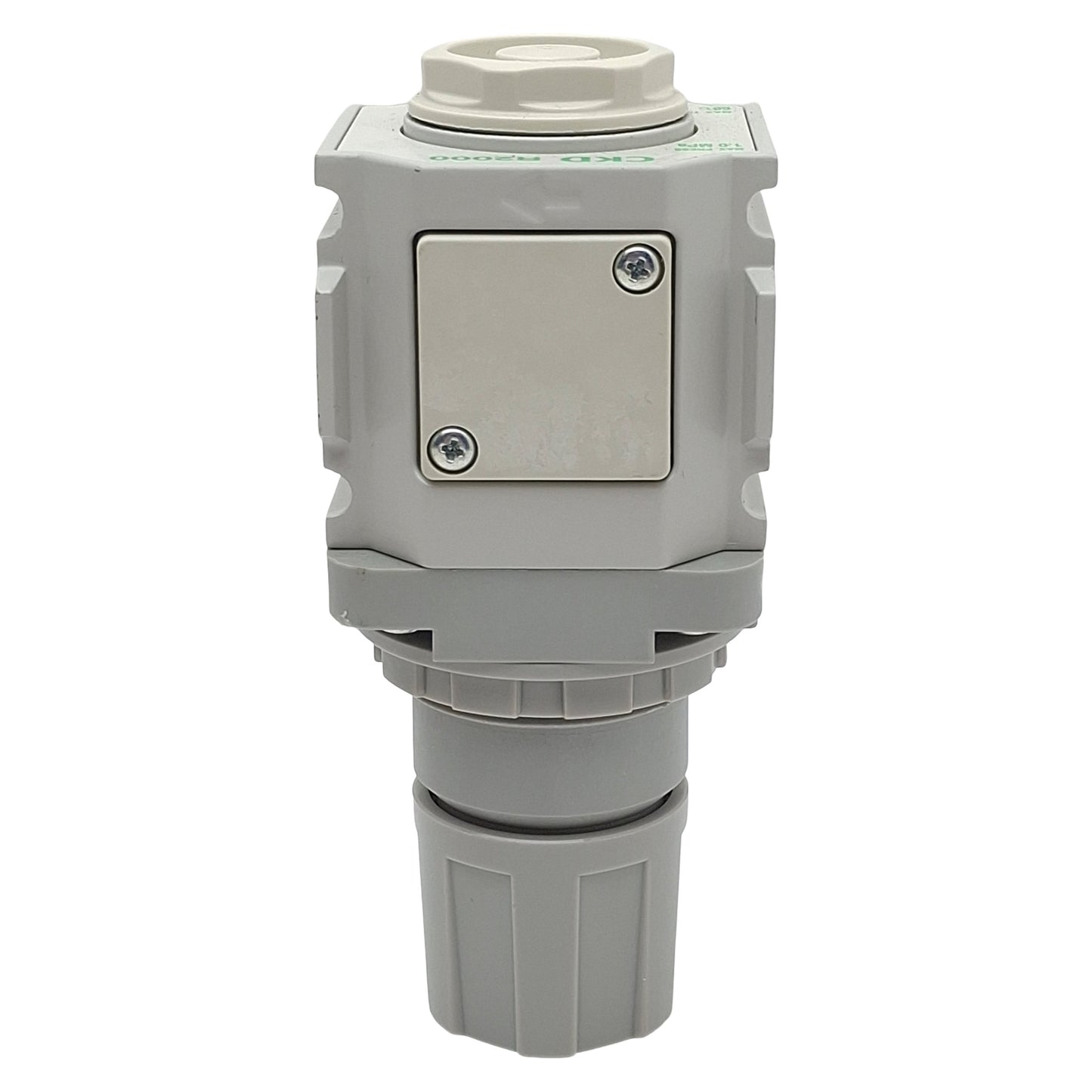 Used CKD R2000-8-W Pneumatic Regulator, 0.05-0.85MPa Set, 1.0MPa Max, Rc1/4