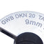 Used Gerwah GWB DKN 20 RINGFEDER Metal Bellows Coupling, ø8mm & ø9mm Bores, ø27mm OD