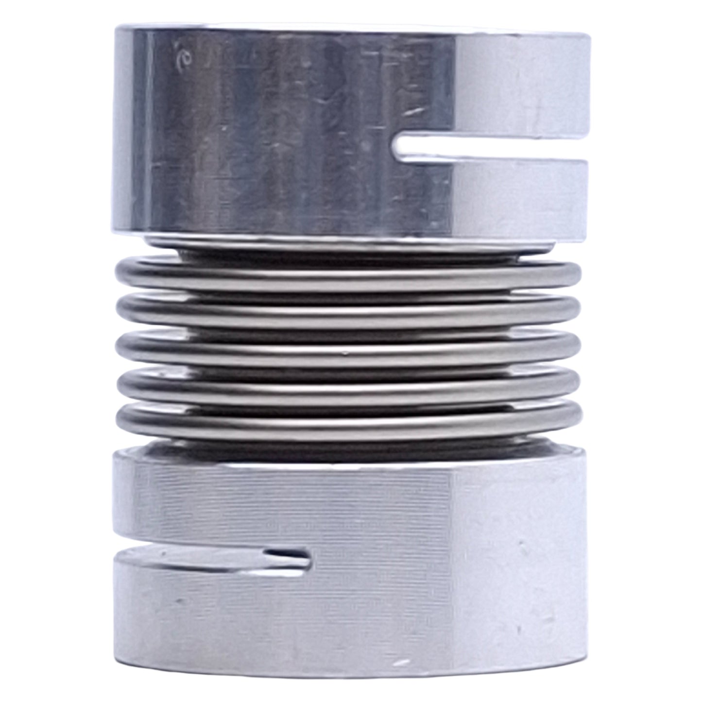 Used Gerwah GWB DKN 20 RINGFEDER Metal Bellows Coupling, ø8mm & ø9mm Bores, ø27mm OD