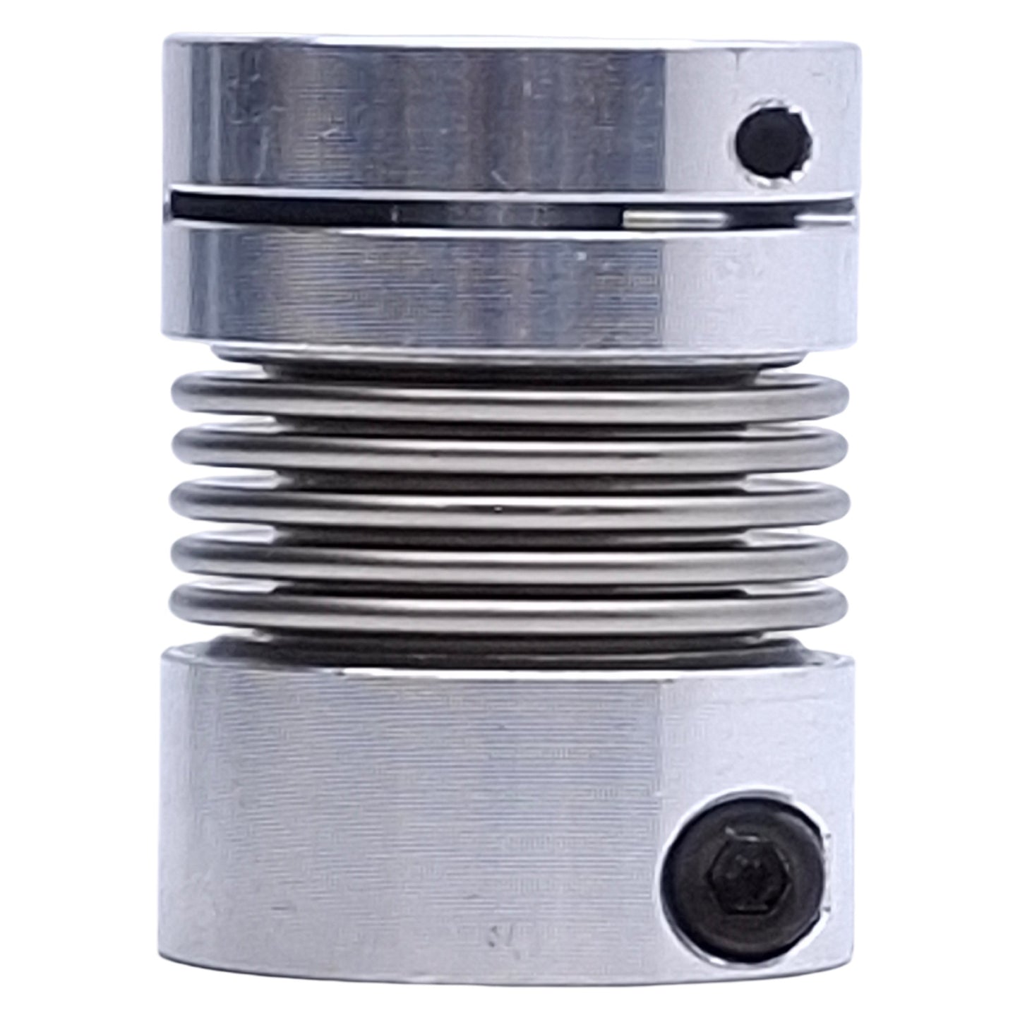 Used Gerwah GWB DKN 20 RINGFEDER Metal Bellows Coupling, ø8mm & ø9mm Bores, ø27mm OD