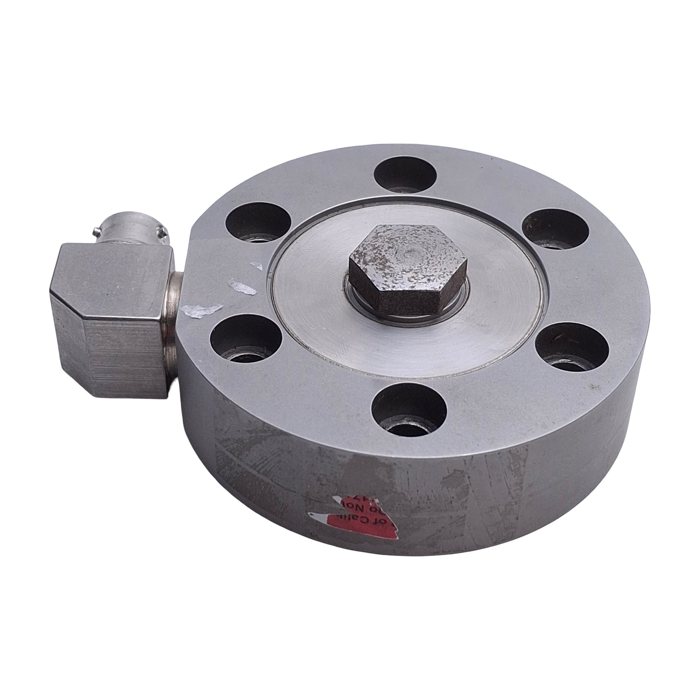 Used Interface 2430BLX-5k Compact Stainless Steel Load Cell 5k lbf, 1/2-20 UNF, 15VDC