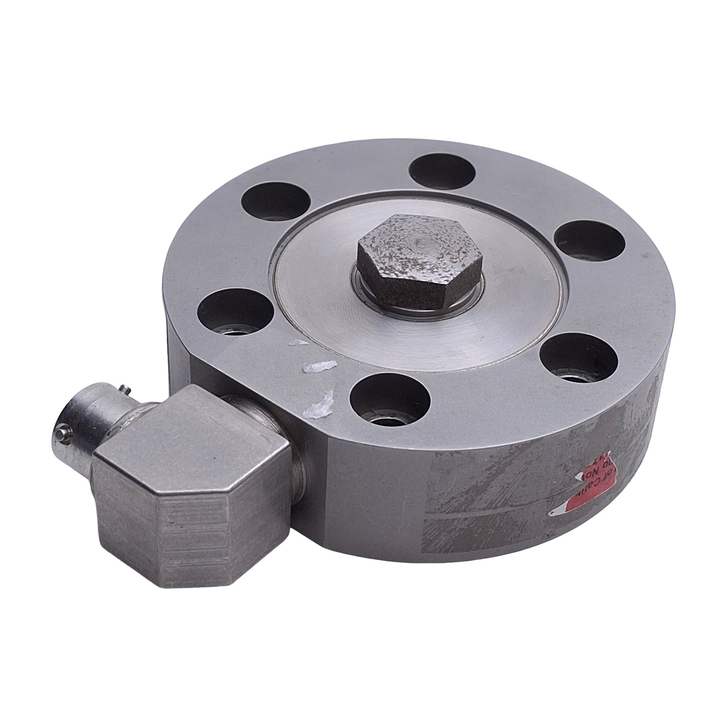 Used Interface 2430BLX-5k Compact Stainless Steel Load Cell 5k lbf, 1/2-20 UNF, 15VDC