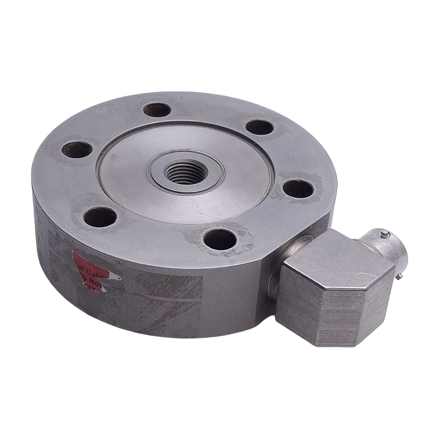 Used Interface 2430BLX-5k Compact Stainless Steel Load Cell 5k lbf, 1/2-20 UNF, 15VDC