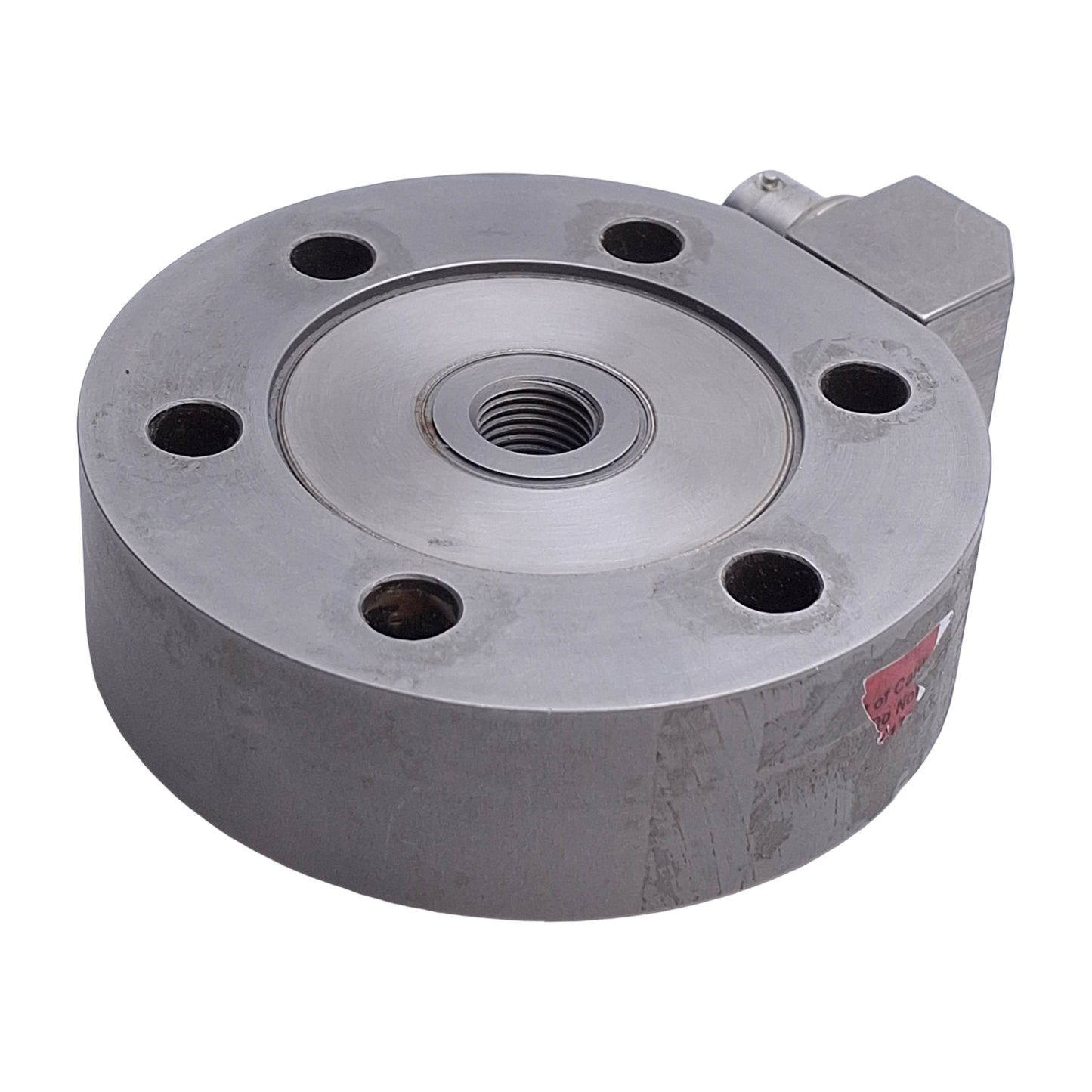 Used Interface 2430BLX-5k Compact Stainless Steel Load Cell 5k lbf, 1/2-20 UNF, 15VDC
